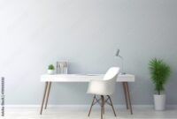 Minimalist desk furniture for home workspaces