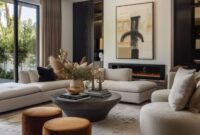 Sophisticated modern furniture for upscale living rooms