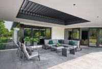 Outdoor furniture with weather-resistant fabrics