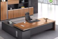 Modern office desk furniture with drawers
