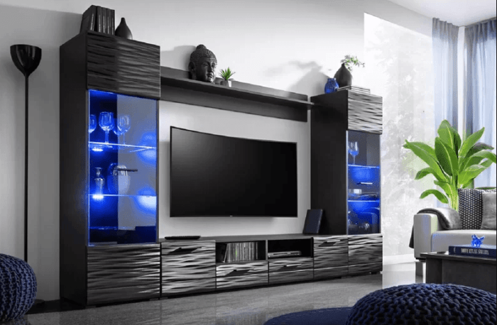Living Room Entertainment Center Ideas With Fireplace | www ... Modern furniture with built-in entertainment centers