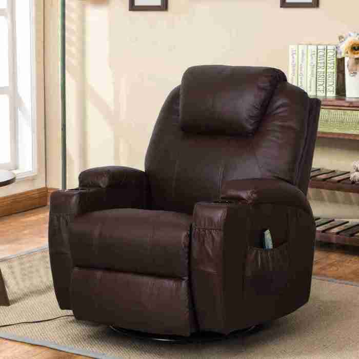 Comfortable recliner furniture with massage features