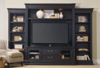 Modern furniture with built-in entertainment centers